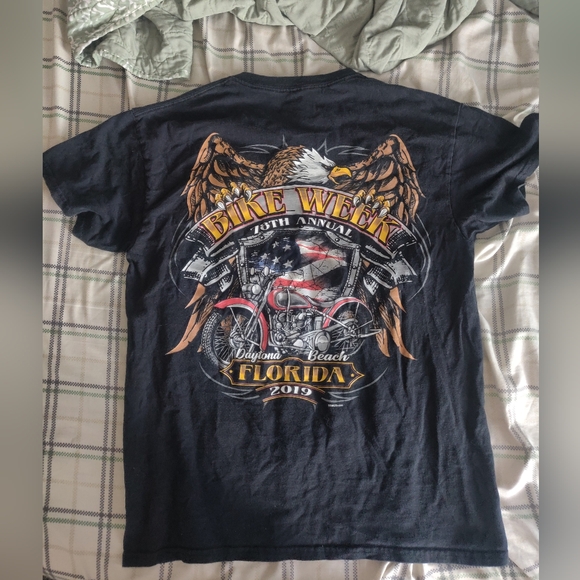 Biker T Shirt Biker Week 2019 - Picture 1 of 2